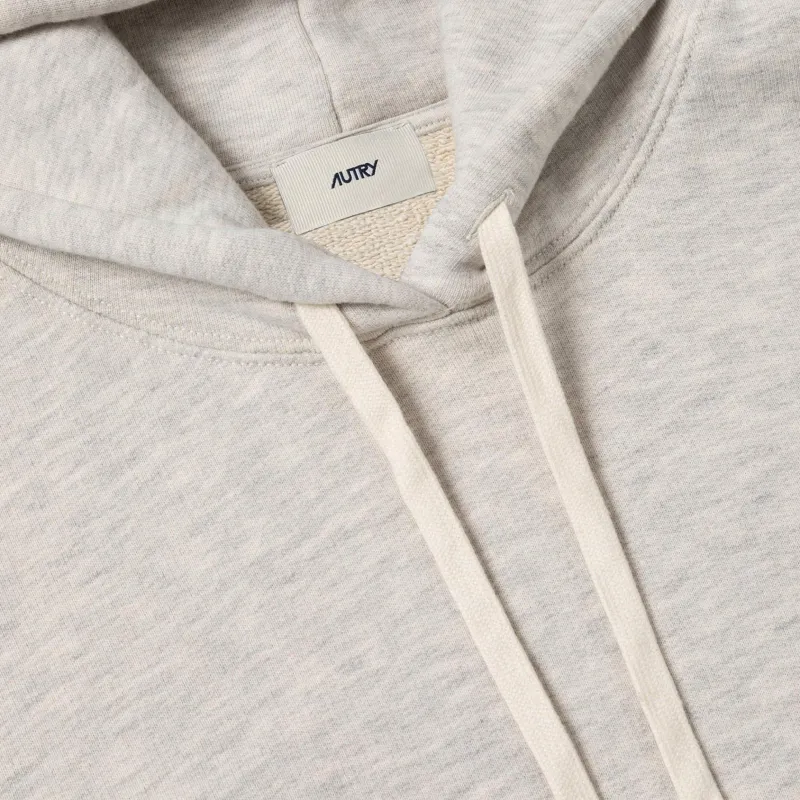 AUTRY Logo Embroidered Drawstring Hoodie-3