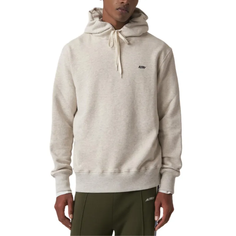 AUTRY Logo Embroidered Drawstring Hoodie-2