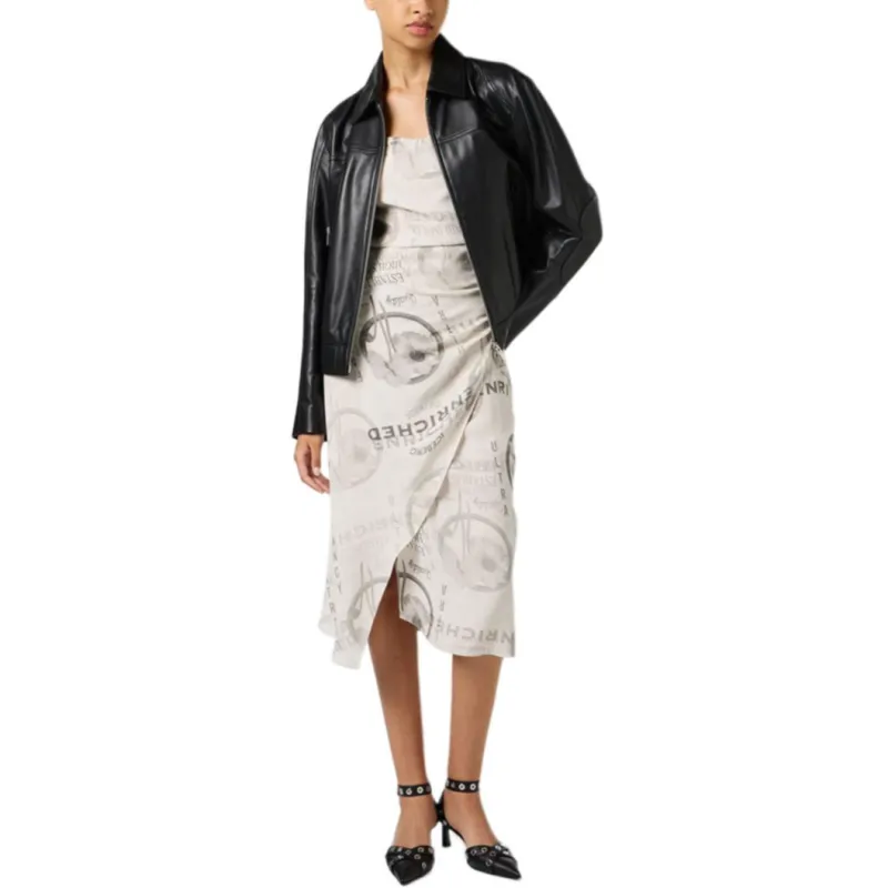 Iceberg SS25 Leather Jacket Women's Black-3