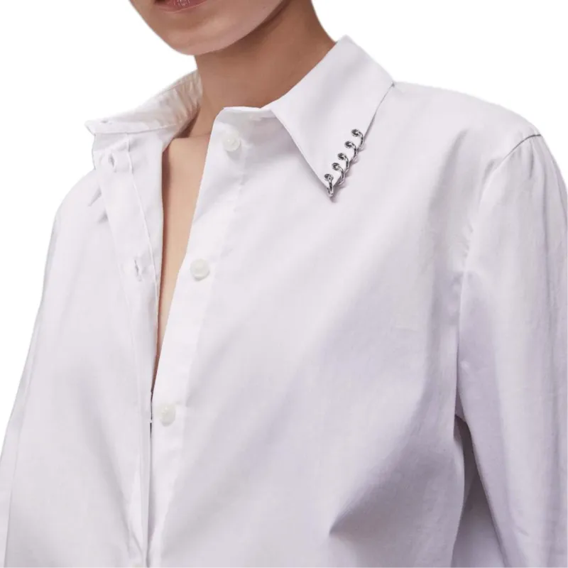 Patrizia Pepe Piercing detail Shirt-4