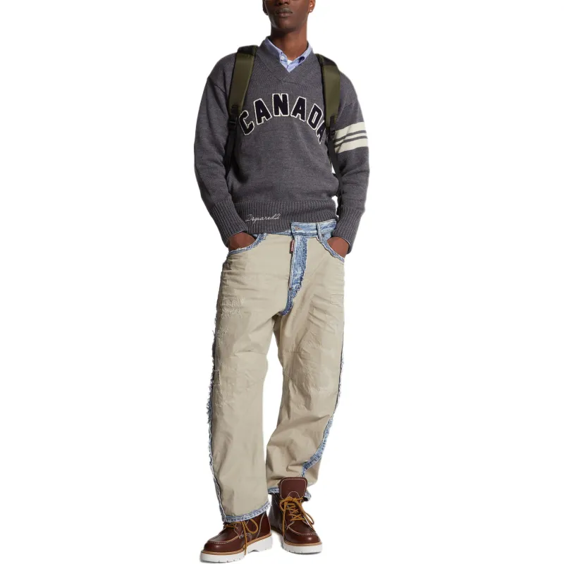 DSQUARED2 Cargo pockets Cotton Shirt-4