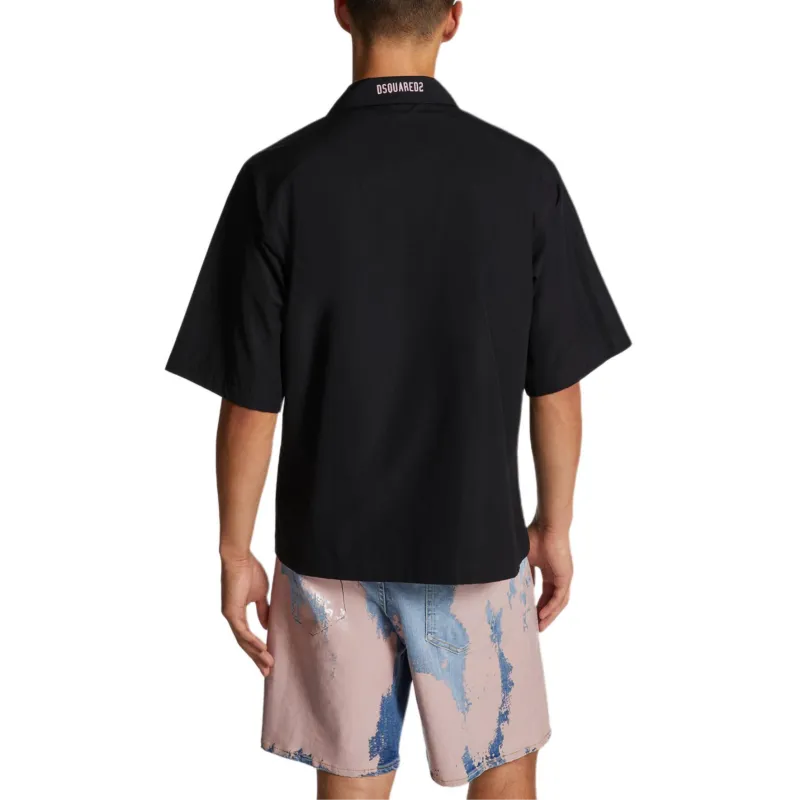 DSQUARED 2 Stud Detailing Short Sleeves Shirt-3