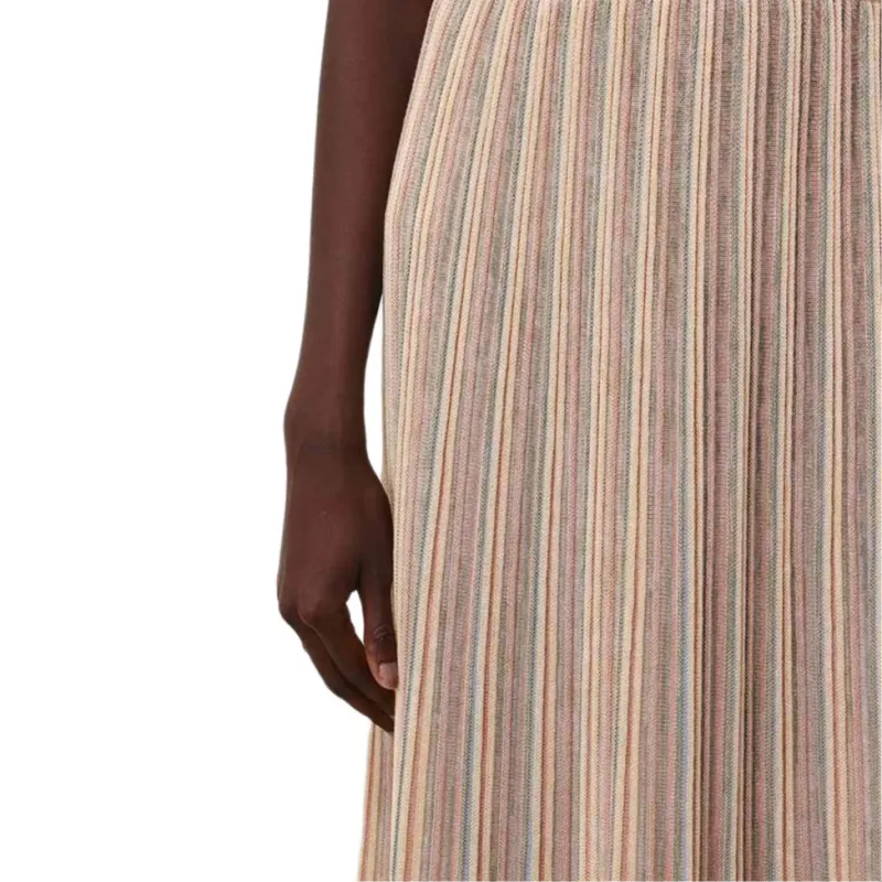 Zimmermann SS25 Knit Long Skirt Women's Pink-4