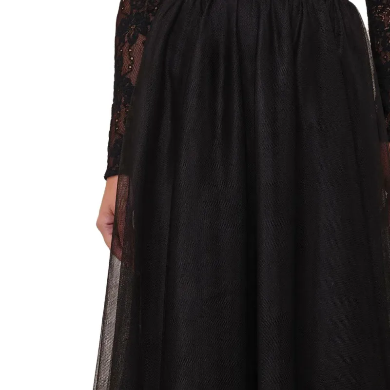 Zimmermann SS25 Casual Long Skirts Women's Black-4