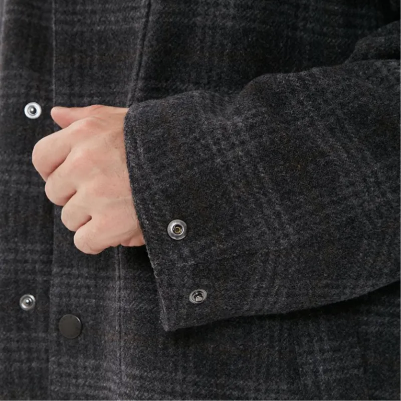BARBOUR Coats Men Blue Gray-7