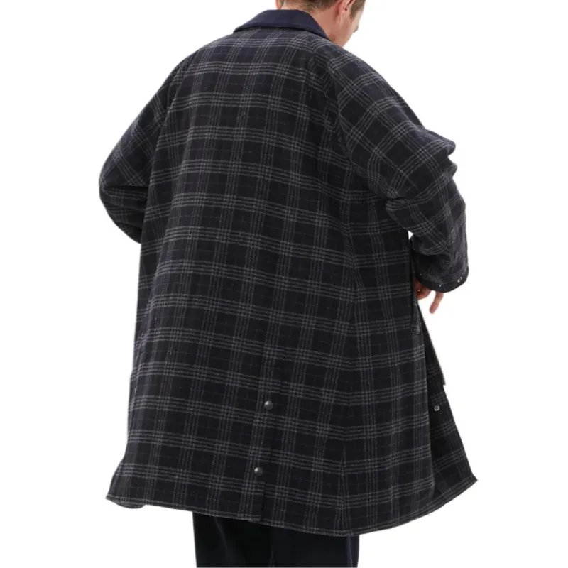 BARBOUR Coats Men Blue Gray-4