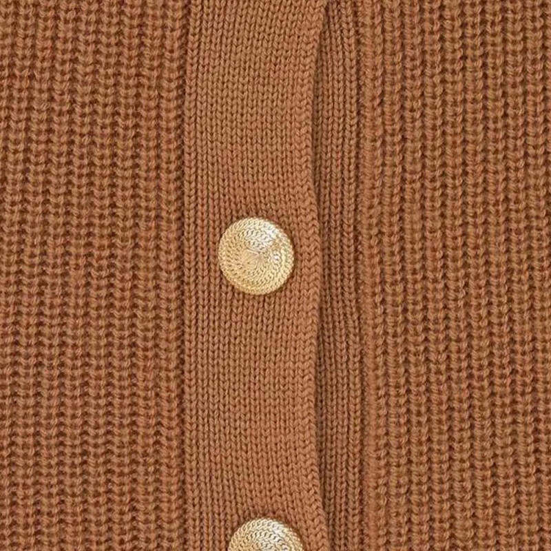 Zimmermann Knit Long Skirt Women's Brown-5