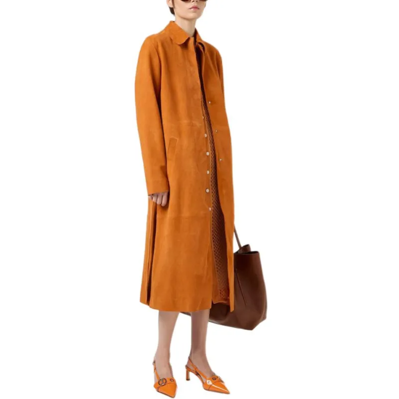Iceberg Suede Coat-3