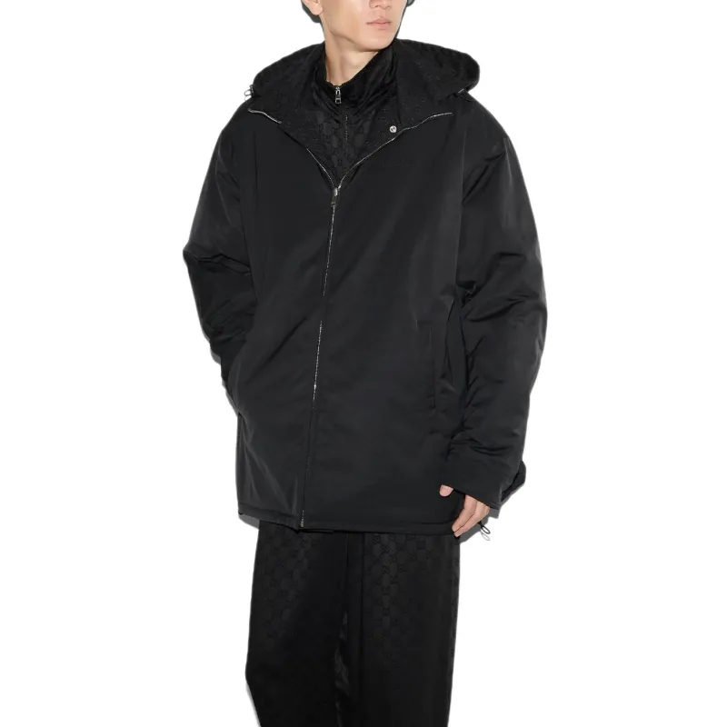 GUCCI SS25 Coat Jacket Men's Black-4
