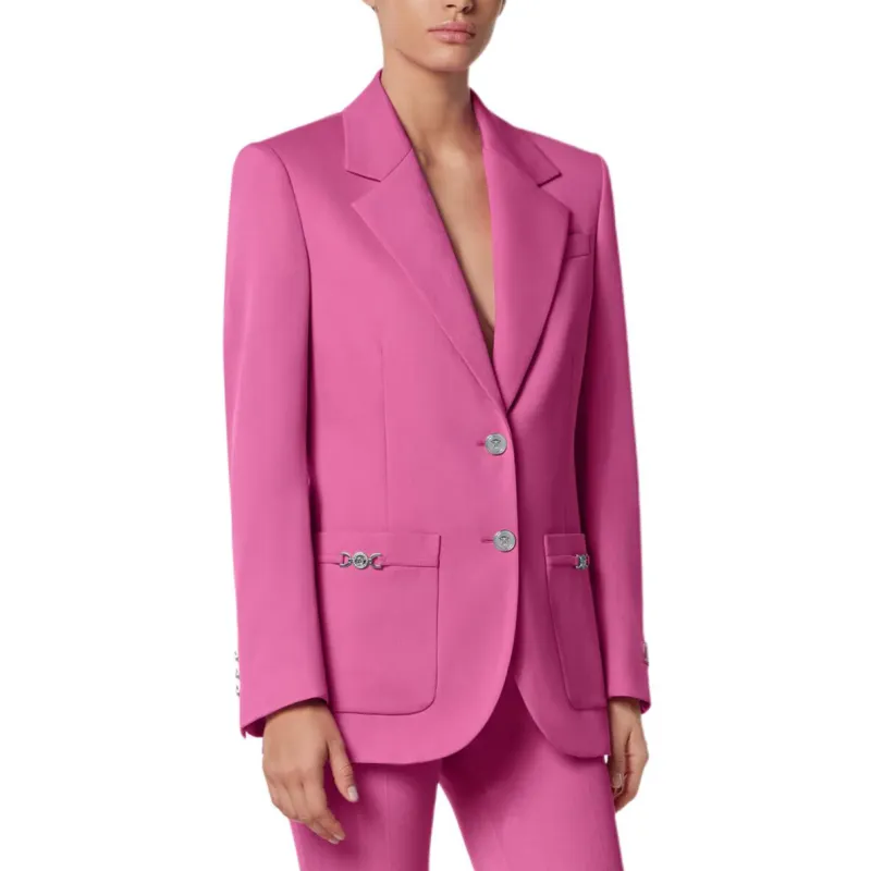 VERSACE Underwater Barocco Boxy Blazer-2