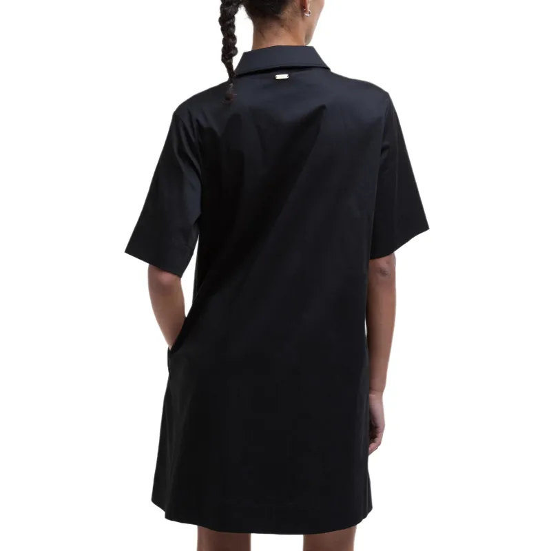 BARBOUR Short Sleeved Dress Women's Black-2
