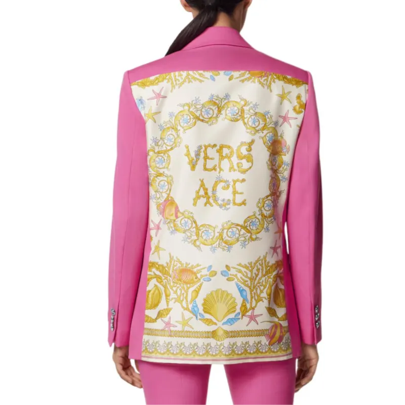 VERSACE Underwater Barocco Boxy Blazer-3