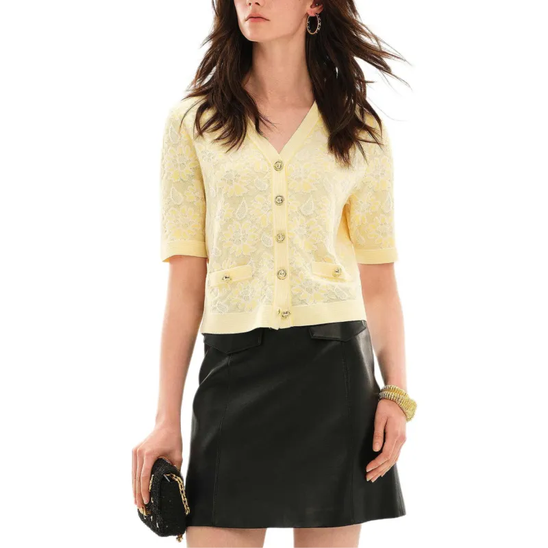KARL LAGERFELD SS25 Knitwear Women's Yellow-2