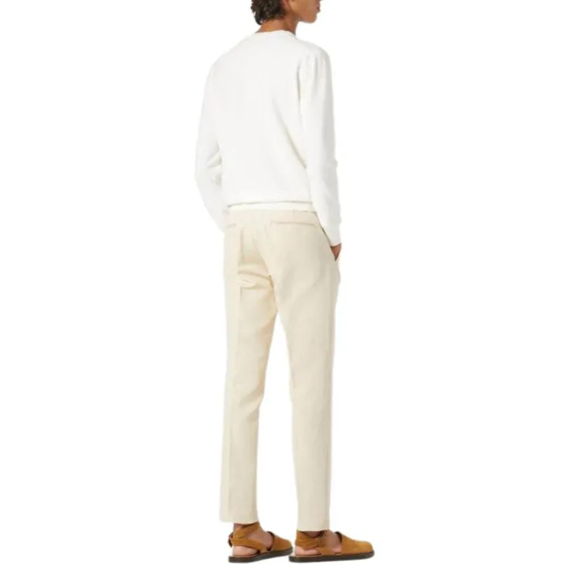 Loro Piana SS25 Casual Pants Men's Beige-3