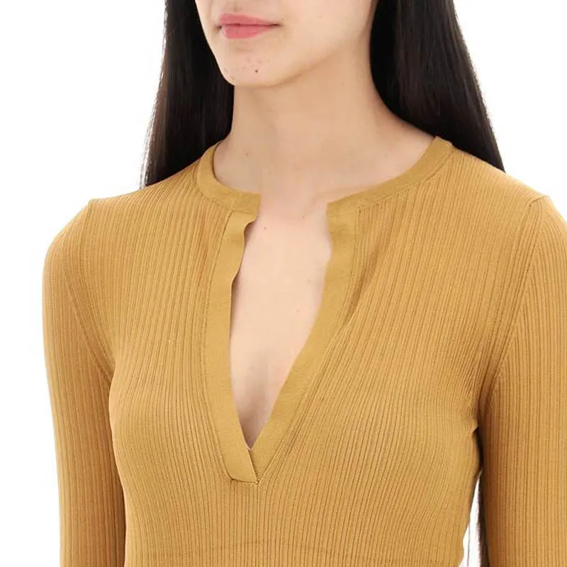 MaxMara T Shirts Women's Yellow-3