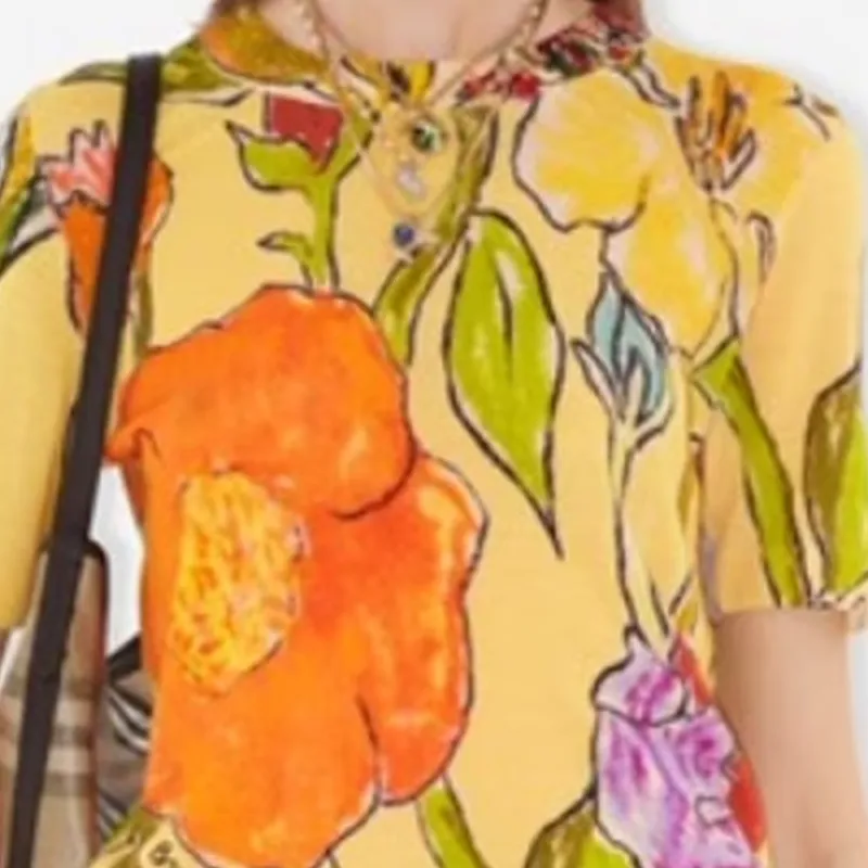 Burberry FW25 Shirt Women's Yellow-4