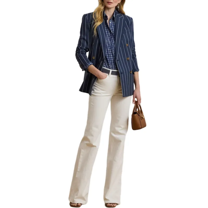 LAUREN RALPH LAUREN Business Suit Coat Women's Marine Blue-1