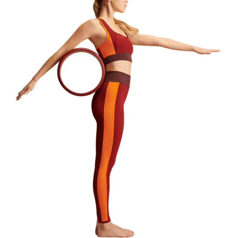 HERMES Yoga Pants Women's Red-2