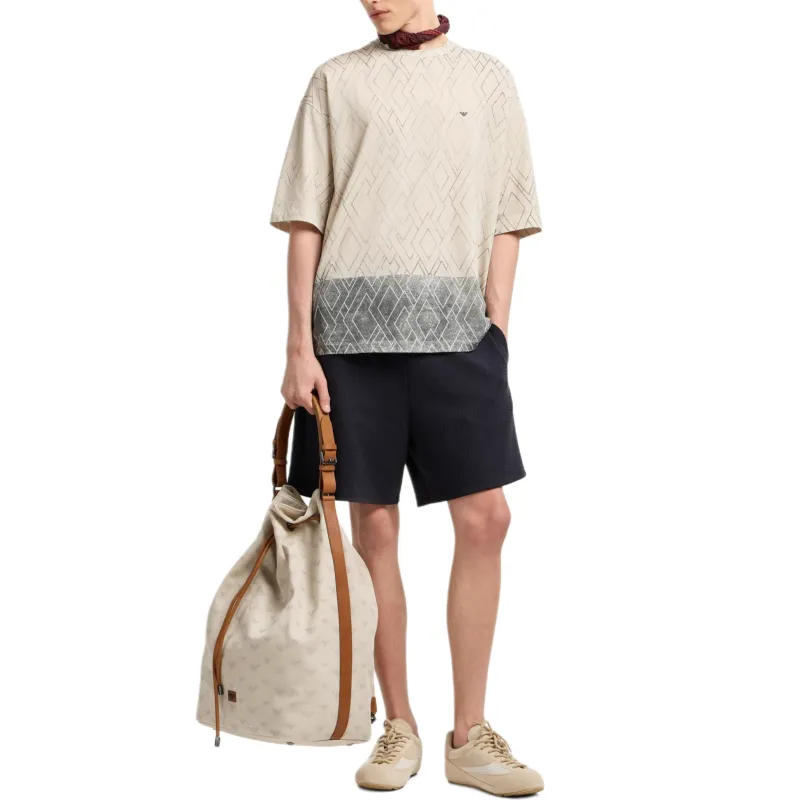 EMPORIO ARMANI T Shirt Men's Beige-2