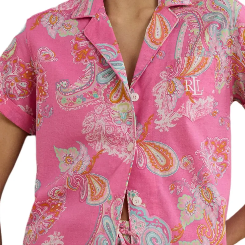 LAUREN RALPH LAUREN Pajama Set Women's Pink-3
