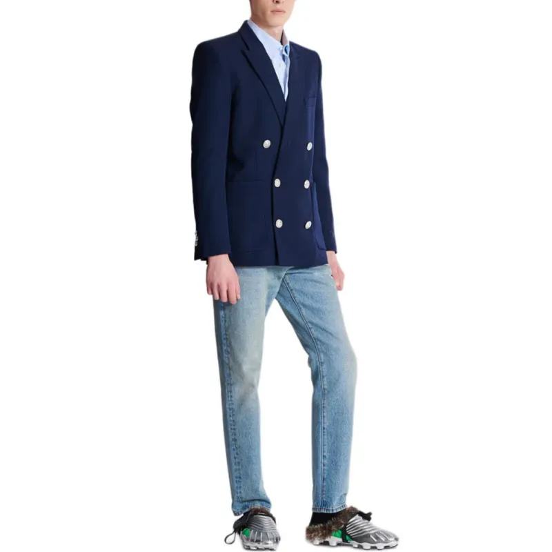 BALMAIN Grain De Poudre Blazer-4