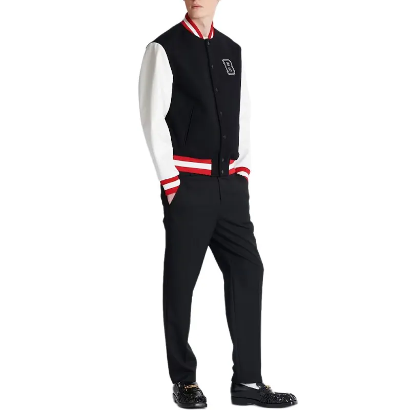 BALMAIN Varsity Bomber Jacket-5