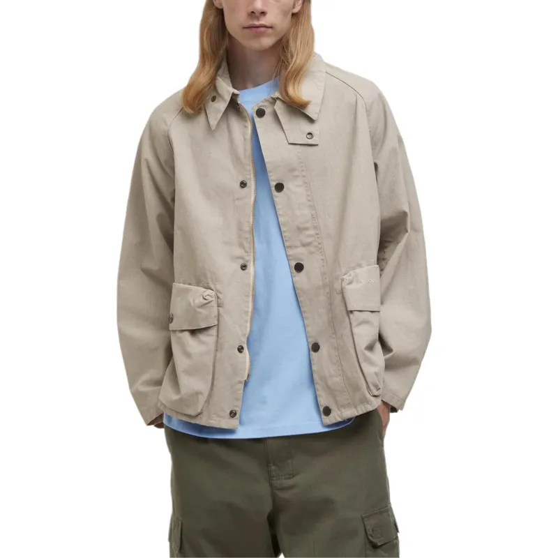 BARBOUR Jackets & Coats Men's Paint White-1