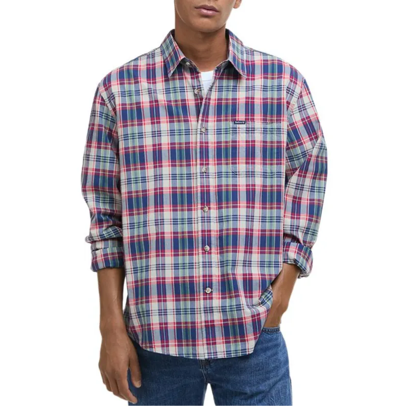 BARBOUR Shirts Men Red-1