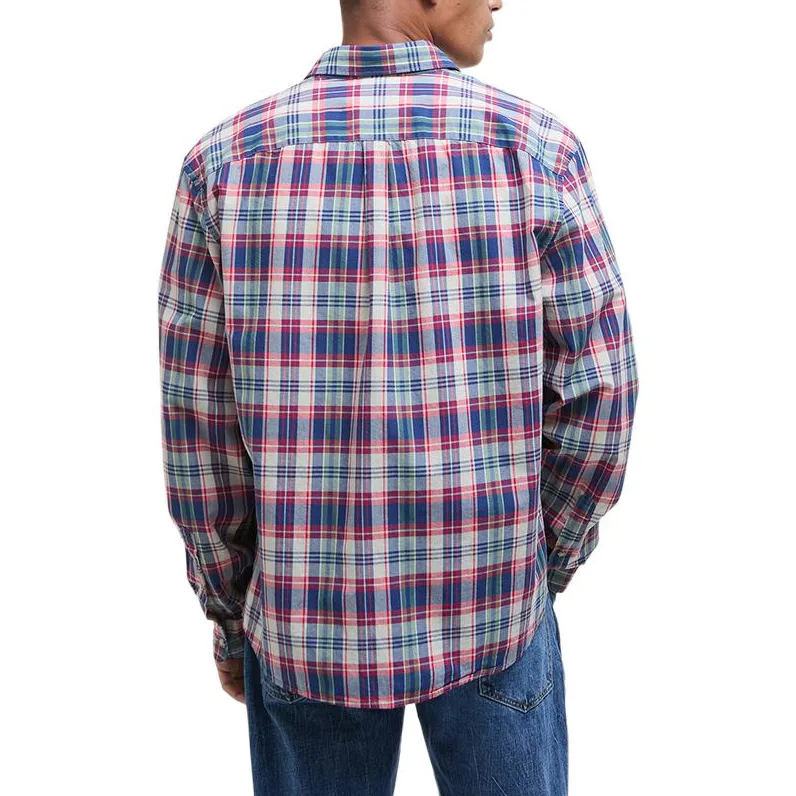 BARBOUR Shirts Men Red-2