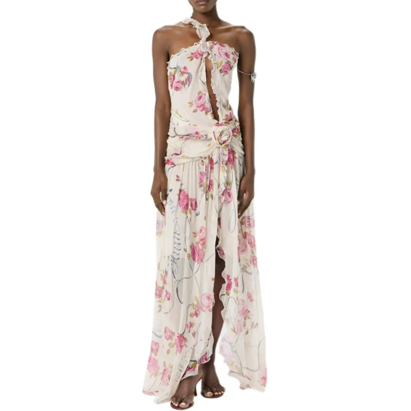 Blumarine Floral print Maxi Dress-2