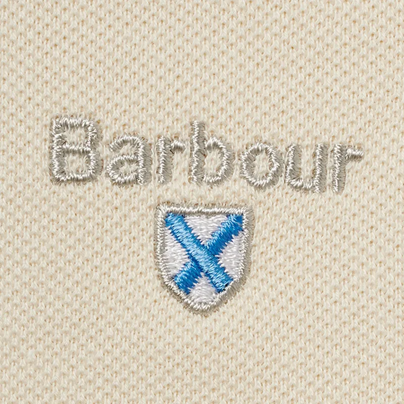 BARBOUR SS25 Polo Shirt Unisex Beige-2