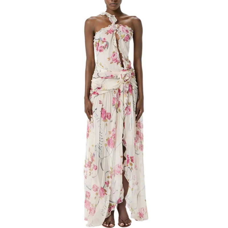 Blumarine Floral print Maxi Dress-1