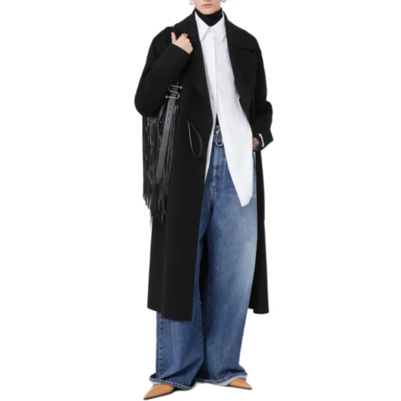 SportMax Coats Women's Black-2