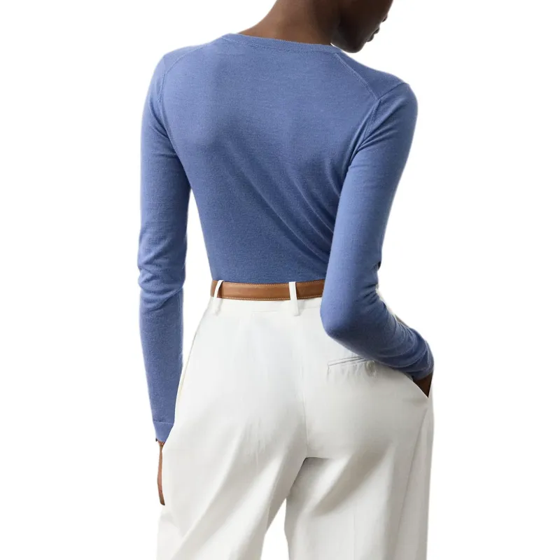 Ralph Lauren Collection Cashmere Sweater Women's Cornflower Blue-3