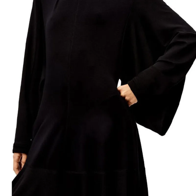 LOEWE Long Sleeved Dresses Women's Black-5