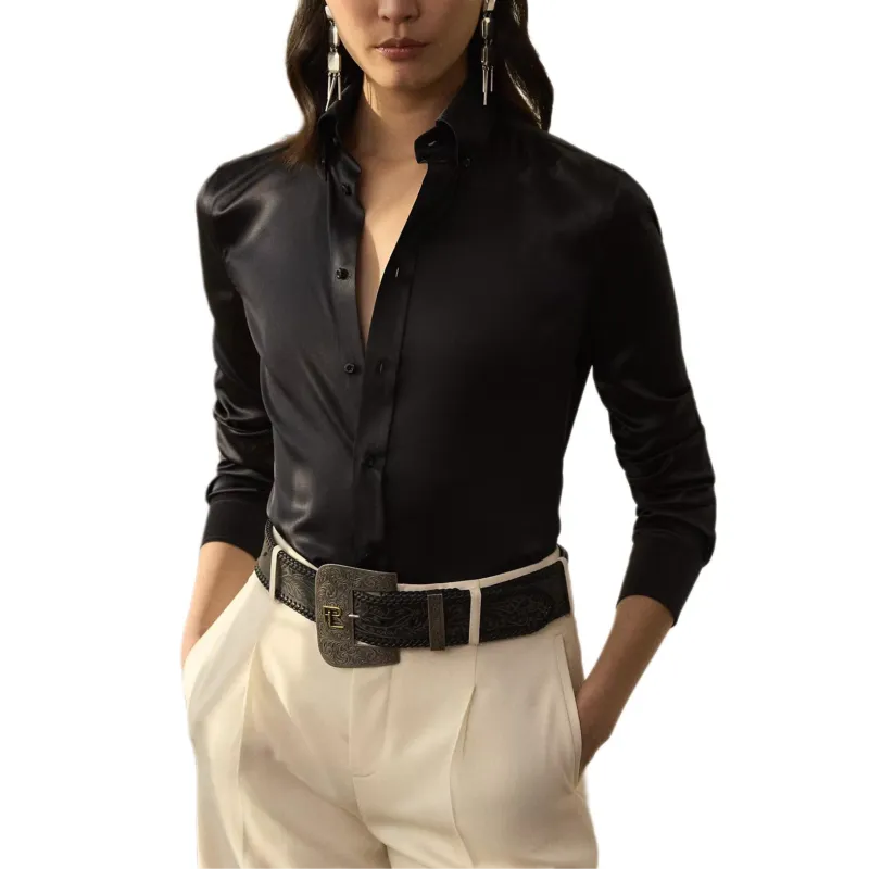 Ralph Lauren Collection Shirt Women's Black-2