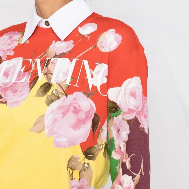 Valentino Sweatshirts Women's Red-4