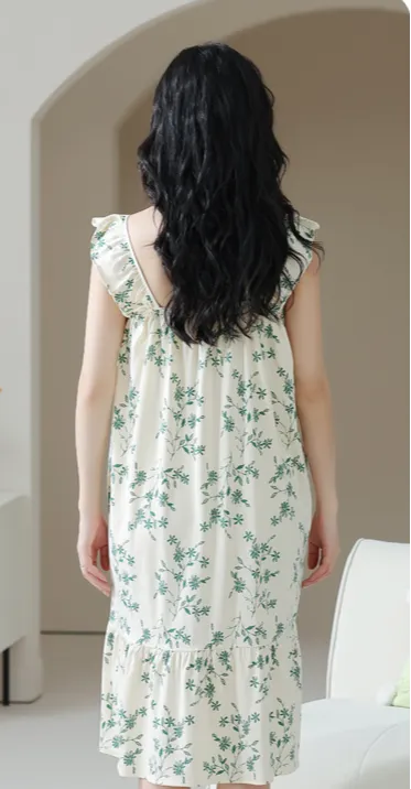 Lan Miao Sleeveless Dress Women's Emerald Green-1