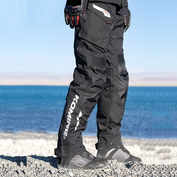 KOMINE SAFETY&INNOVATION Cycling Pants Men's Black-4