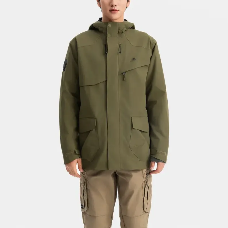 DECATHLON NH500 Jacket Men's Golden Olive Green-2