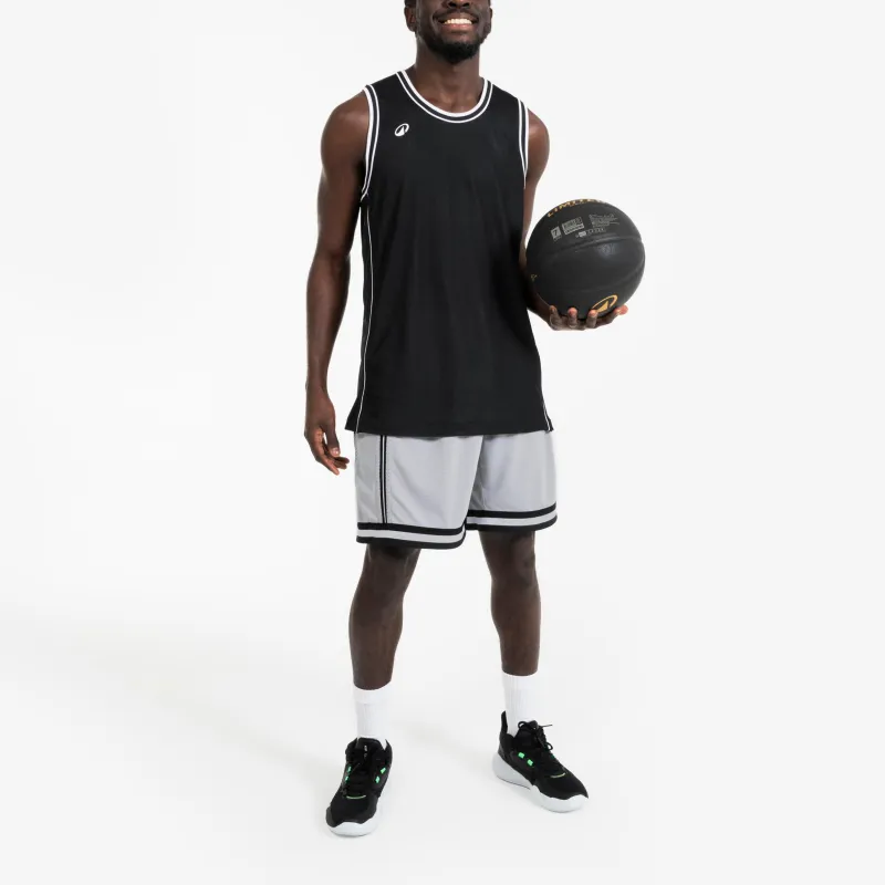 DECATHLON Basketball Jerseys Unisex Snow/Smoky Black-3