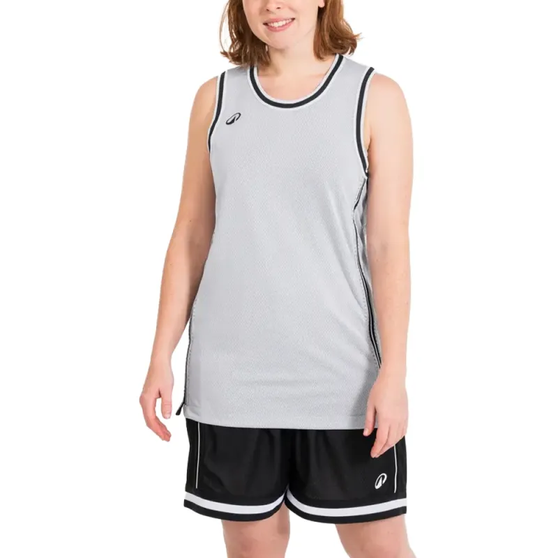 DECATHLON Basketball Jerseys Unisex Snow/Smoky Black-1