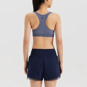 DECATHLON Sport Vests Women's Medium Gray/Silver Gray