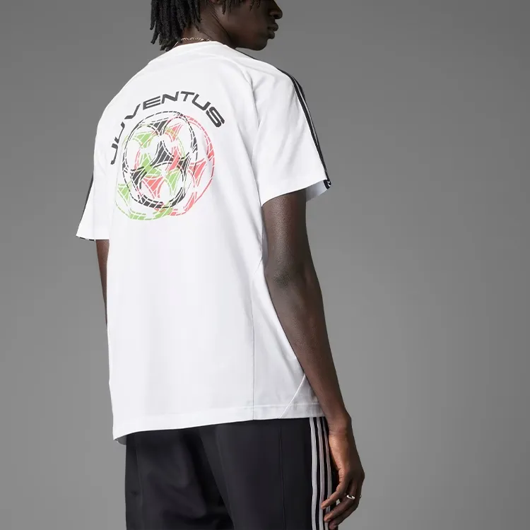Adidas Juventus T Shirt Men's White/Black-3