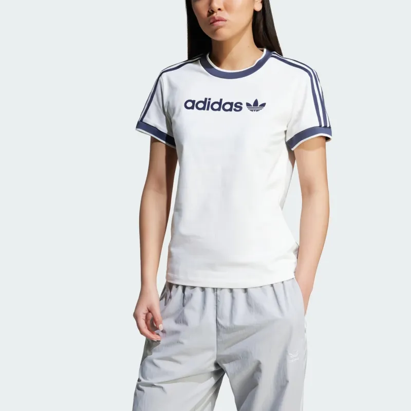 Adidas Originals Linear Logo 3 Stripes Tee-2