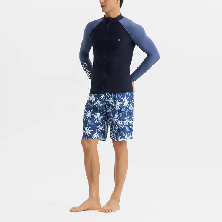 DECATHLON OLAIAN550 Wetsuit Men's Gray Blue/Slate Blue-6