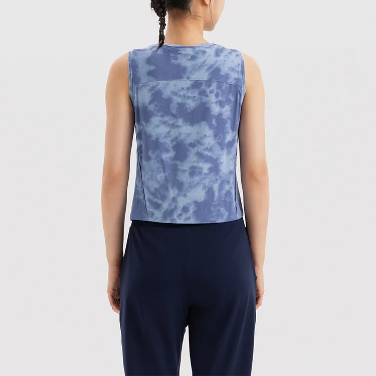 DECATHLON Yoga Tank Top Women's Blue-2