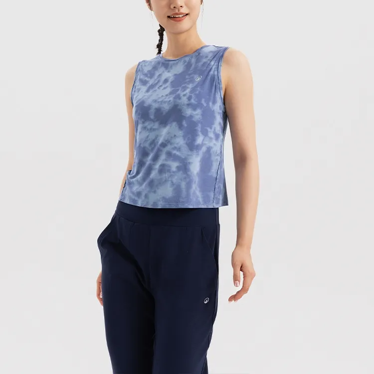 DECATHLON Yoga Tank Top Women's Blue-3