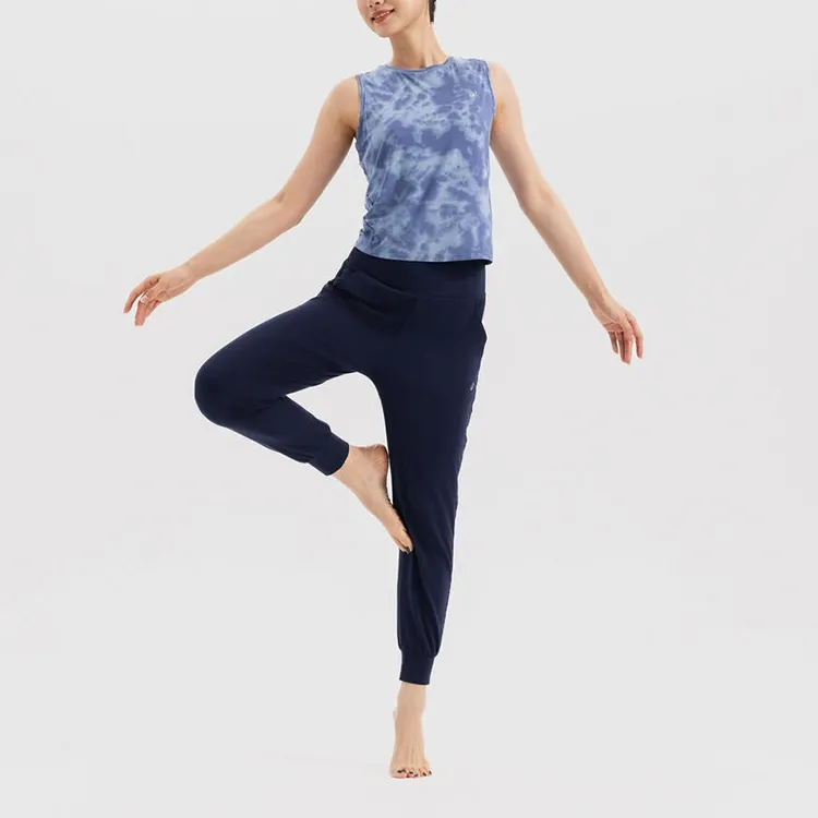 DECATHLON Yoga Tank Top Women's Blue-1