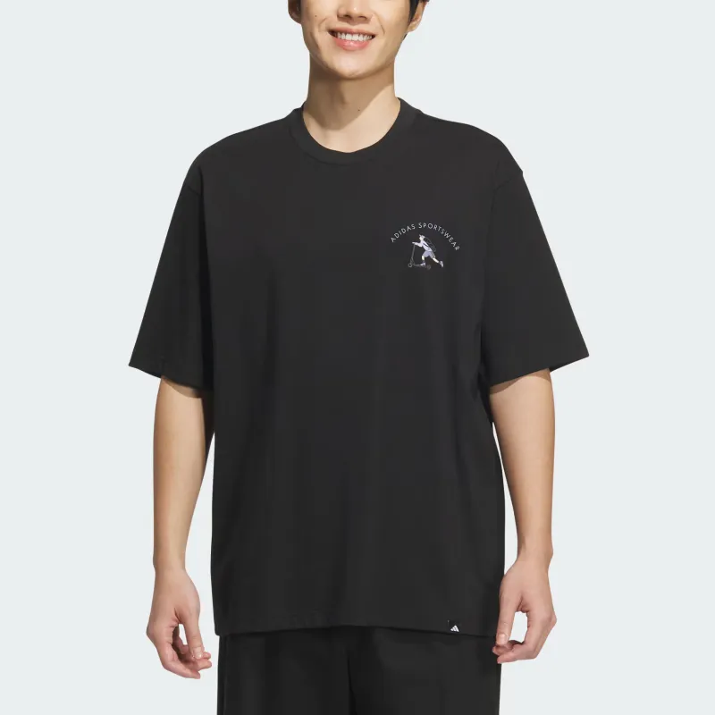 Adidas Sportswear T Shirt Men's Black-2
